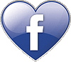 Gif animé coeur facebook